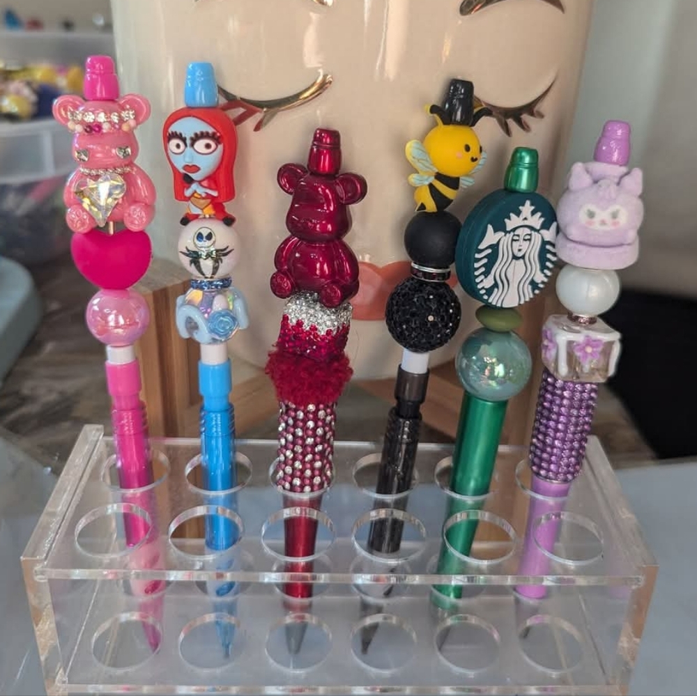 Colorful Character-Themed Kids Toy Pens..Beautiful handmade pens in all styles.